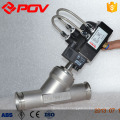 Angle seat valve pneumatic valve